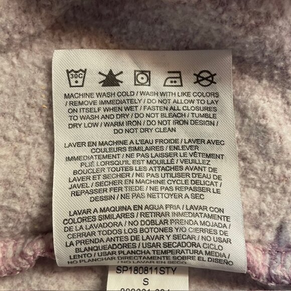 NIKE Heritage Full Zip Heather Mauve Bomber Jacket - Size Small - Picture 8 of 8